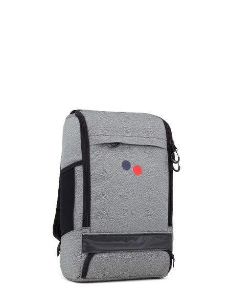 Sac à dos gris et noir en plastique recyclé - cubik medium