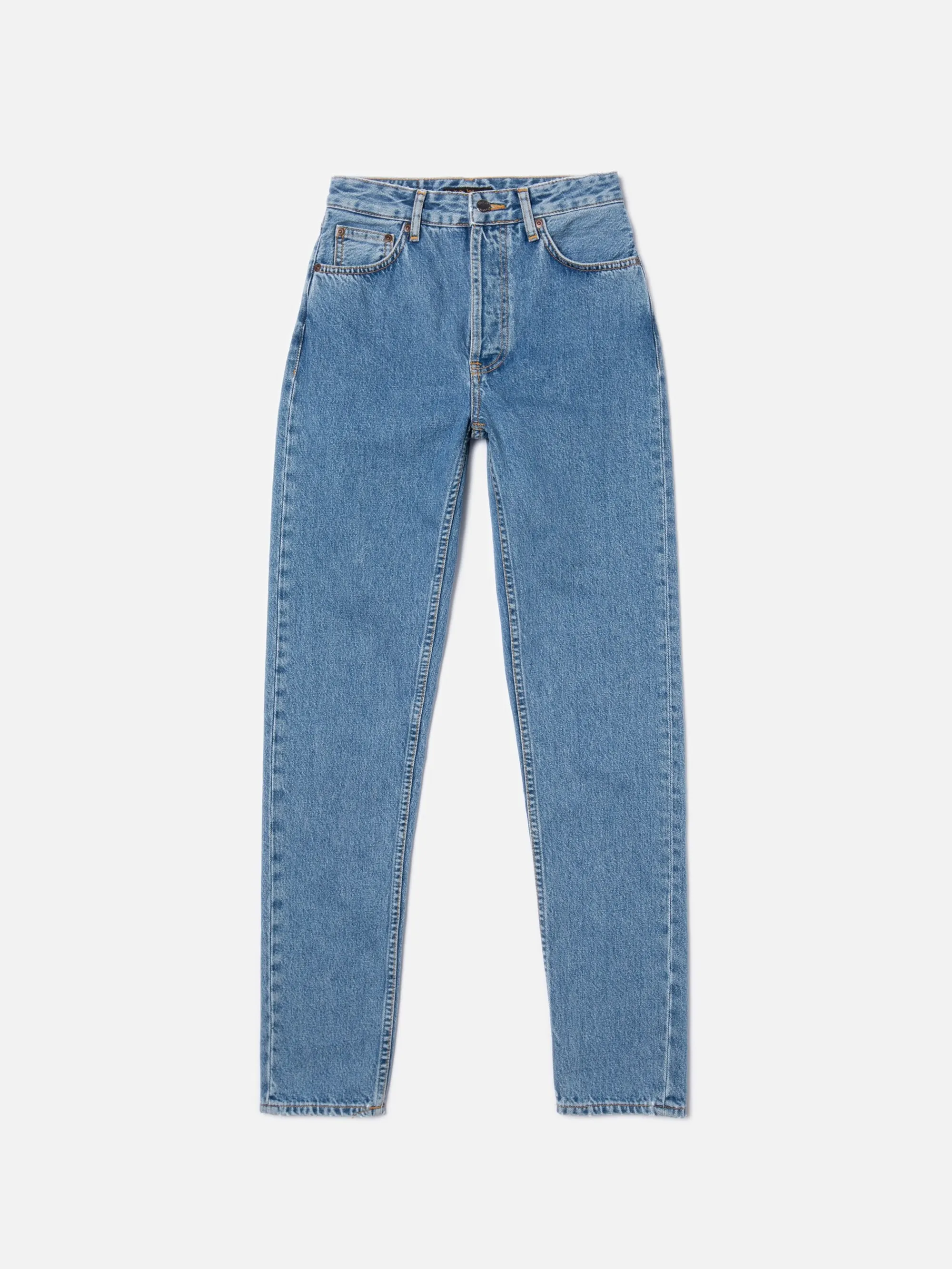 Jean mom en coton bio | bleu "breezy britt casual blue", Nudie Jeans, photo 6
