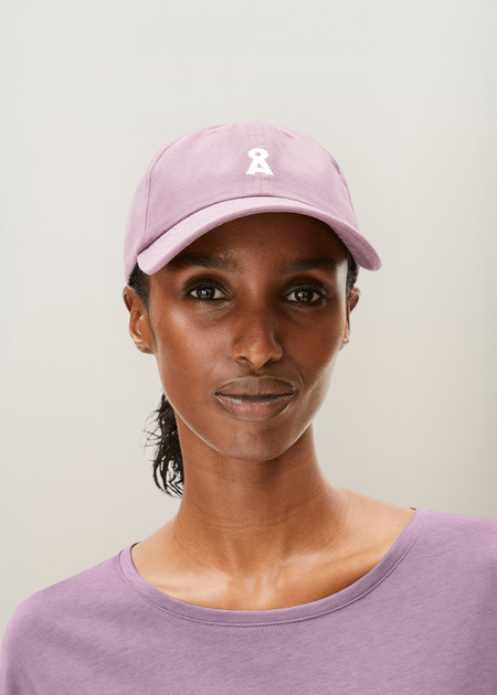 Casquette en coton bio | violet "yenaas bold - sunset sky"