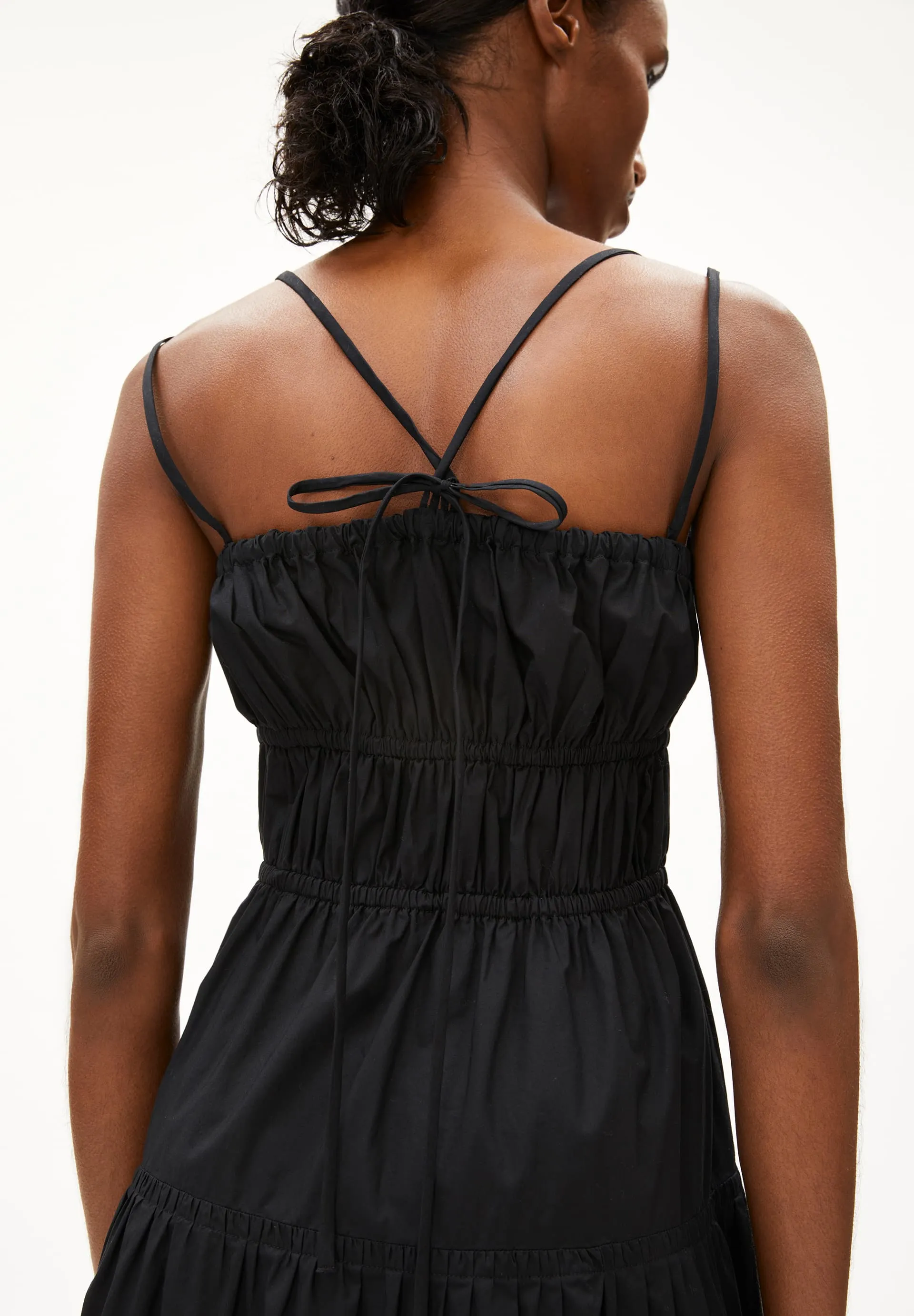 Robe tissée en coton bio  | noir "hetmalaa - black", Armedangels, photo 3
