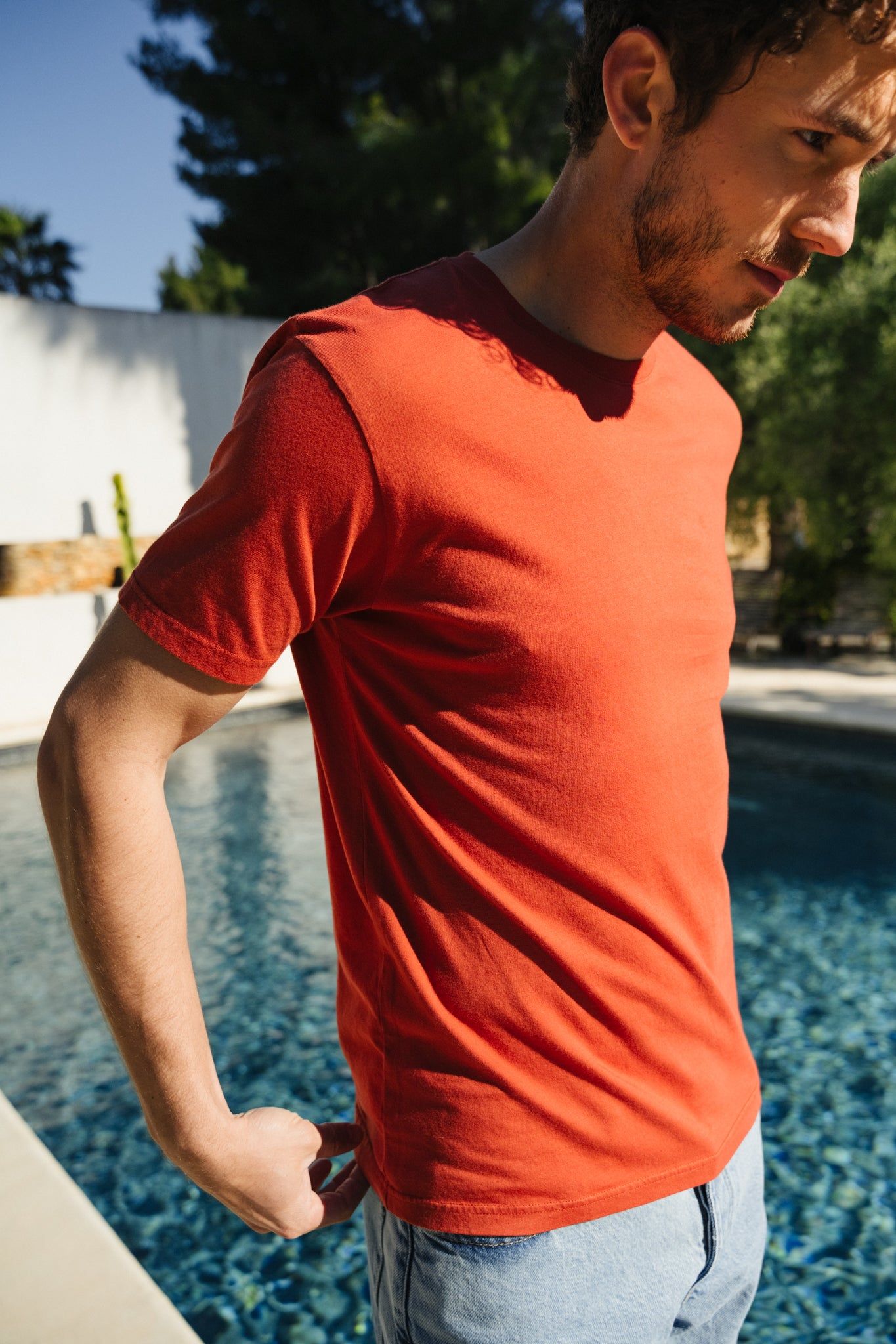 T-shirt manches courtes en coton bio | terracota "dark amber", Colorful Standard, photo 2