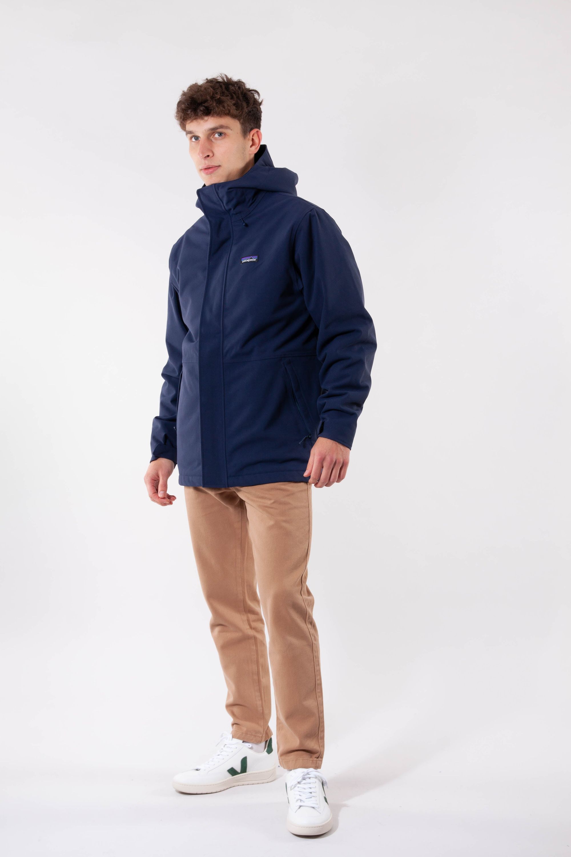 Parka avec doudoune amovible marine recyclés - lone mountain, Patagonia, photo 1