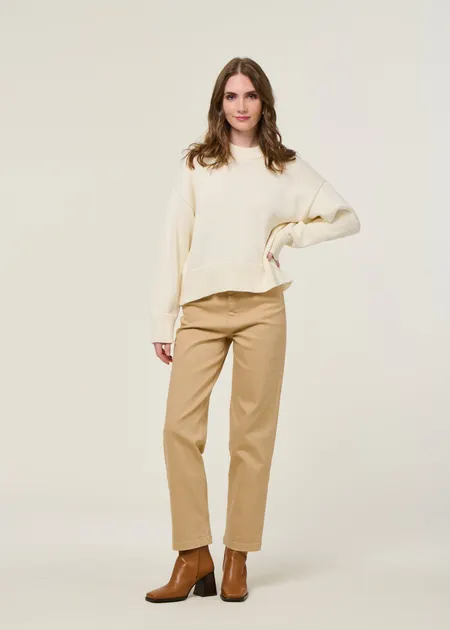 Pull en coton bio | beige "yagmur", Jan'n June, photo 6