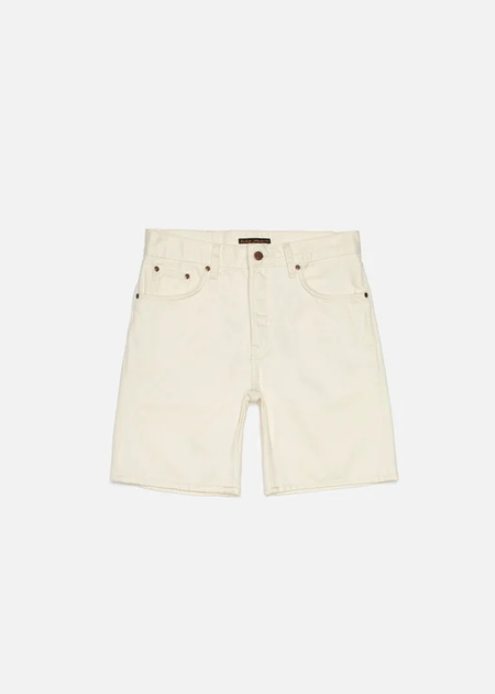 Jeansshorts aus Bio-Baumwolle | ecru "Seth shorts everivory", Nudie Jeans, Foto 1