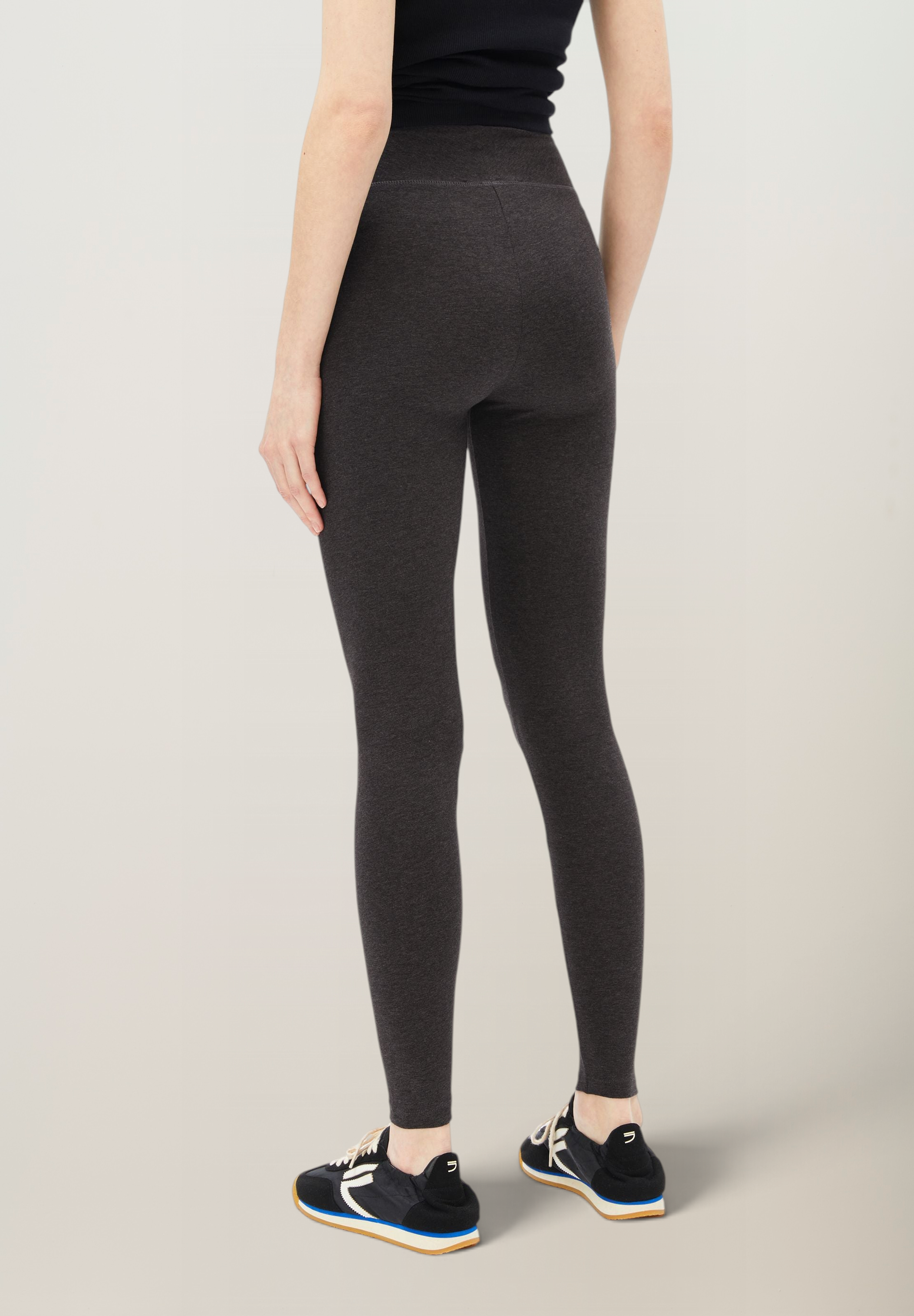 Leggin en coton bio | gris "Faribaa leggings - steel melange", Armedangels, photo 2