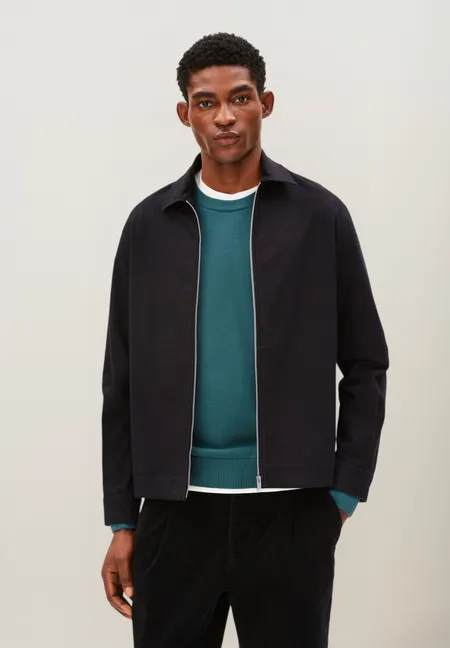 Veste ample structurée en coton bio, Armedangels