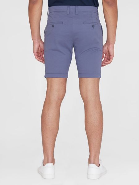 Short chino en coton bio | bleu "chino poplin vintage indigo", Knowledge Cotton Apparel, photo 2