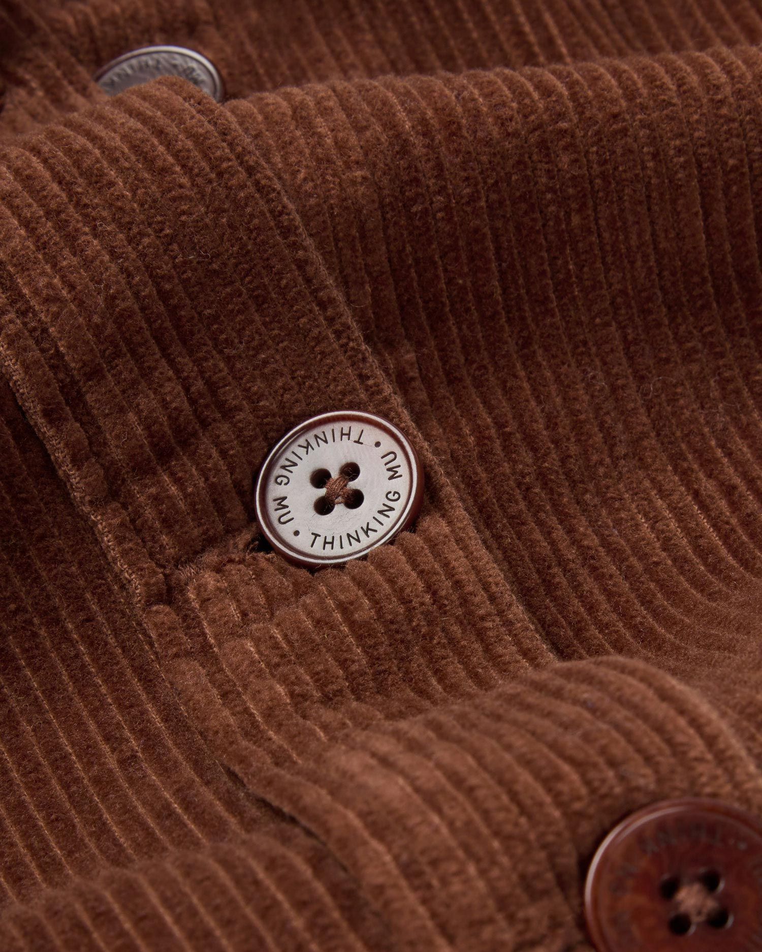 Cordjacke aus Bio-Baumwolle | Braun "chocolate corduroy taylor jacket", Thinking Mu, Foto 6
