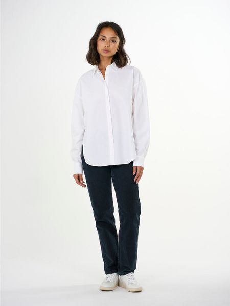 Chemise popeline en coton bio | blanc "poplin shirt bright white", Knowledge Cotton Apparel, photo 6