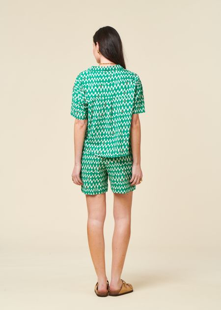 Shorts aus Bio-Baumwolle | Grün "sunset roxy short green - green", Brava Fabrics, Foto 2