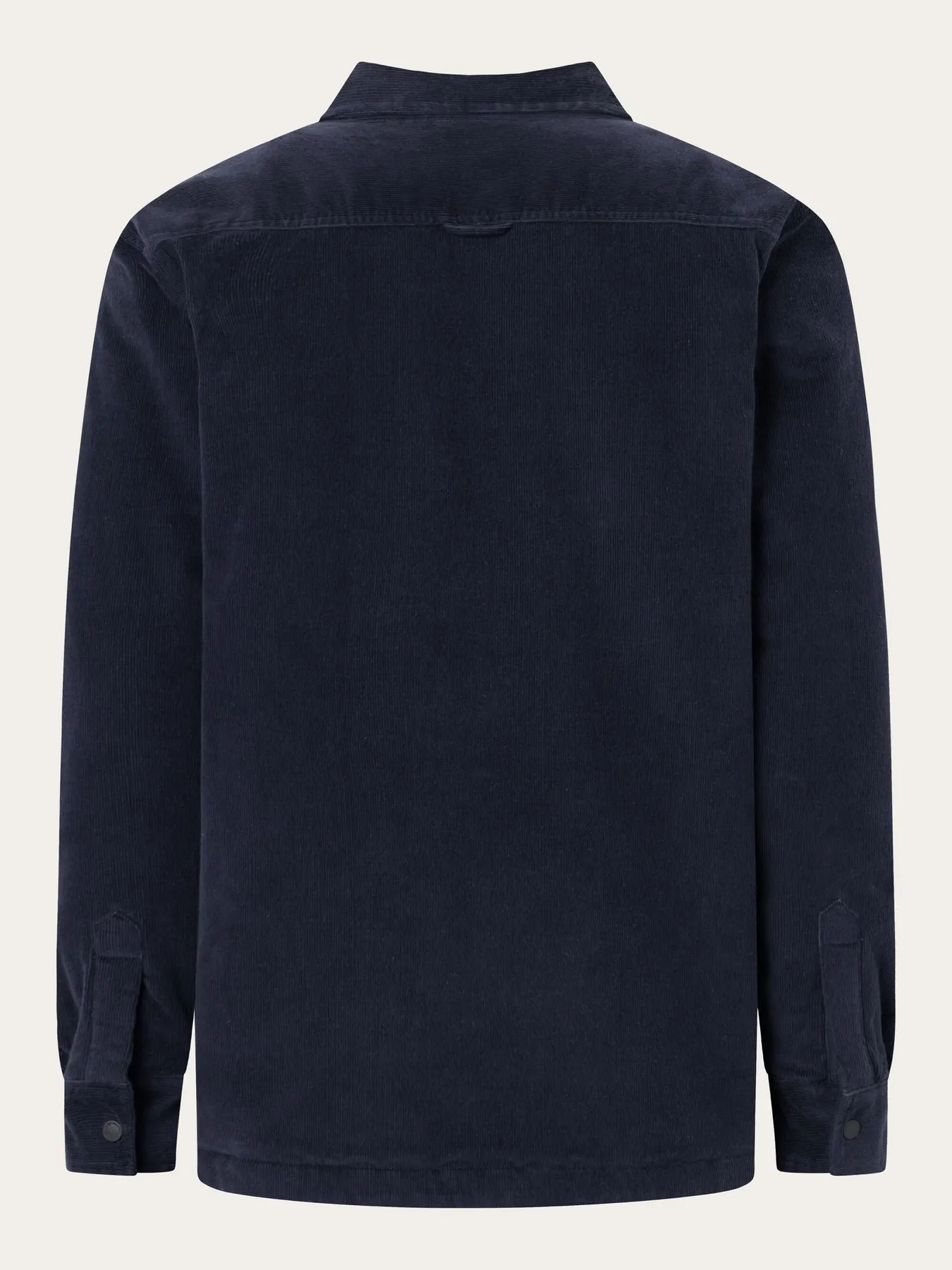 Blouson velours en coton bio et matière recyclée | marine "corduroy overshirt night sky", Knowledge Cotton Apparel, photo 7