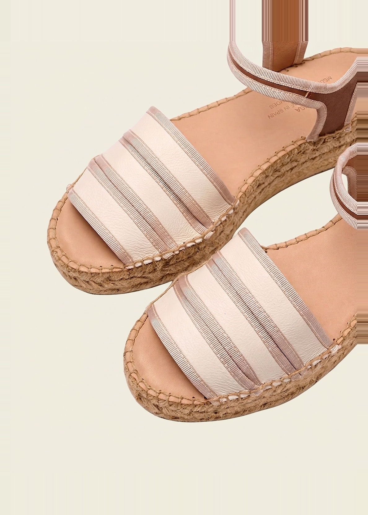 Espadrilles aus zertifiziertem Leder | Beige, Naguisa, Foto 4