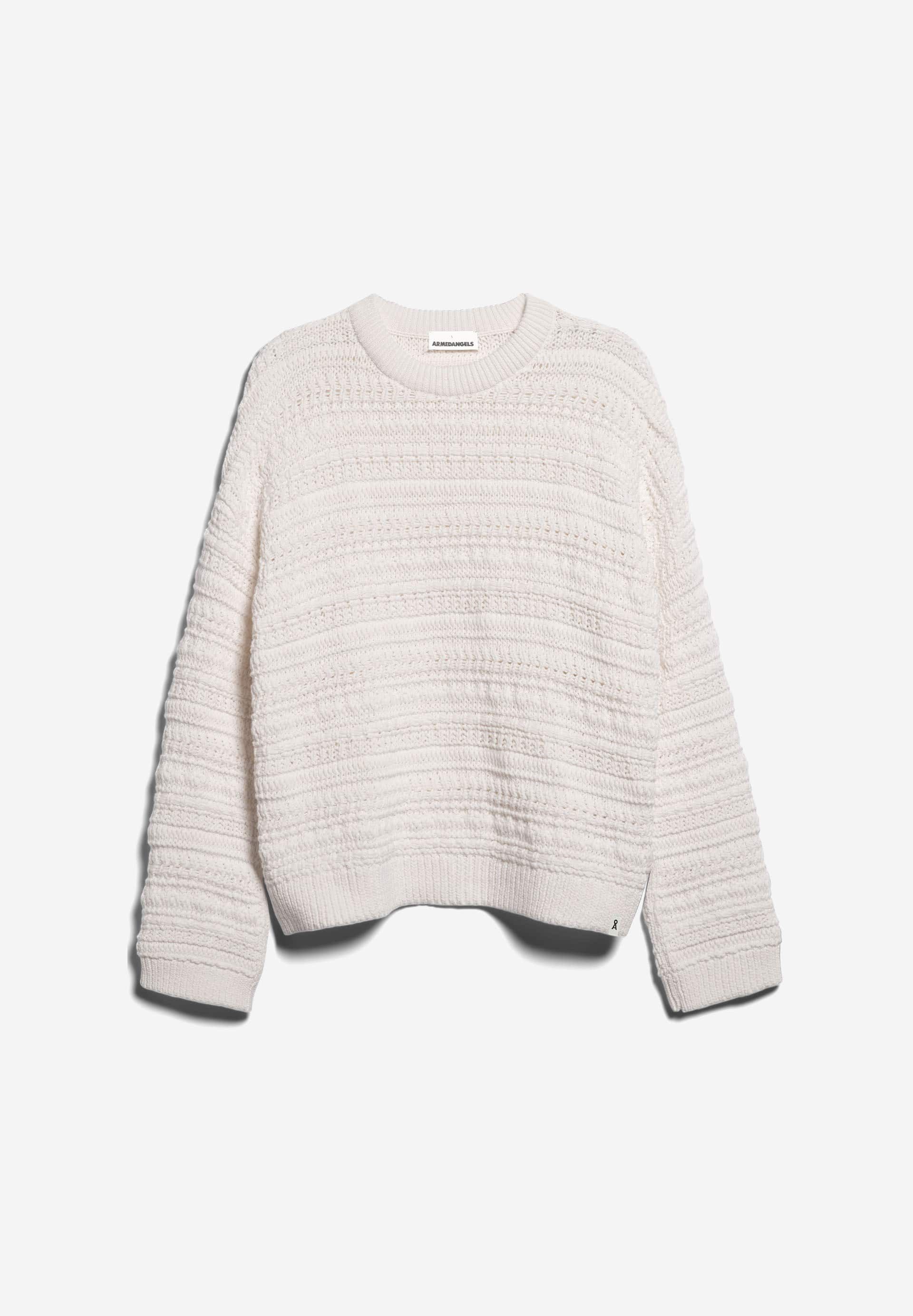 Weißer Strickpullover aus Bio-Baumwolle - laniaa off white, Armedangels, Foto 1