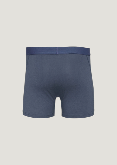 Boxer uni en coton bio | bleu "petrol blue" - Colorful Standard