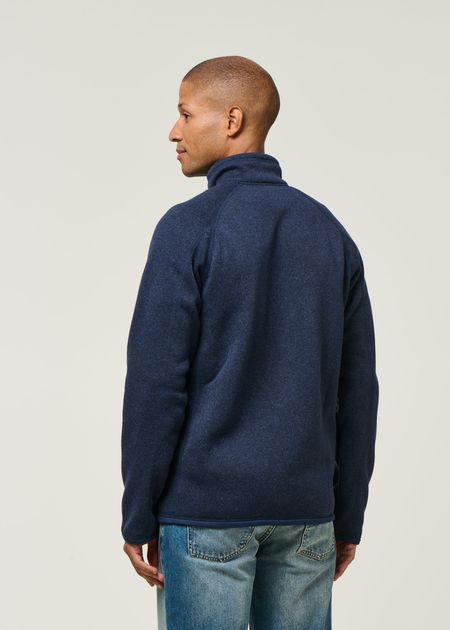 Veste polaire en matière recyclé | bleu marine "better sweater jkt new navy", Patagonia, photo 3