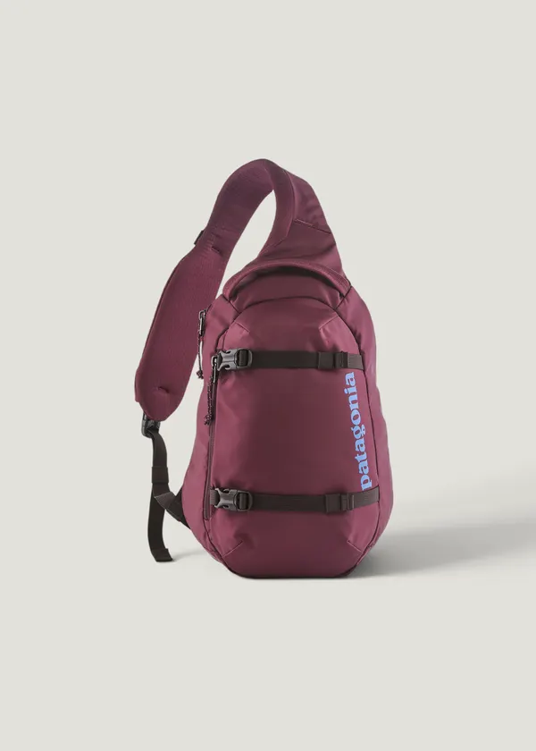 Sac bandoulière en matière recyclée | bordeaux "Atom sling 8l - byfg", Patagonia