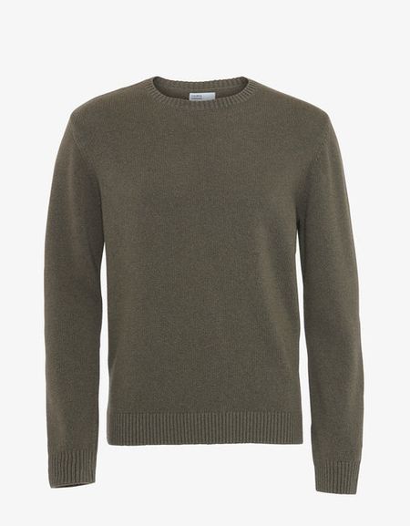 Pullover aus recycelter Merinowolle | Khaki "dusty olive", Colorful Standard, Foto 5
