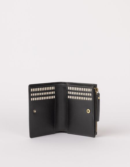 Portefeuille en cuir certifié | noir "jamie wallet - black classic leather", O My Bag, photo 2