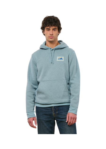 Sweat à capuche en coton bio et matière recyclée | bleu "73 skyline uprisal hoody - blsg" - Patagonia