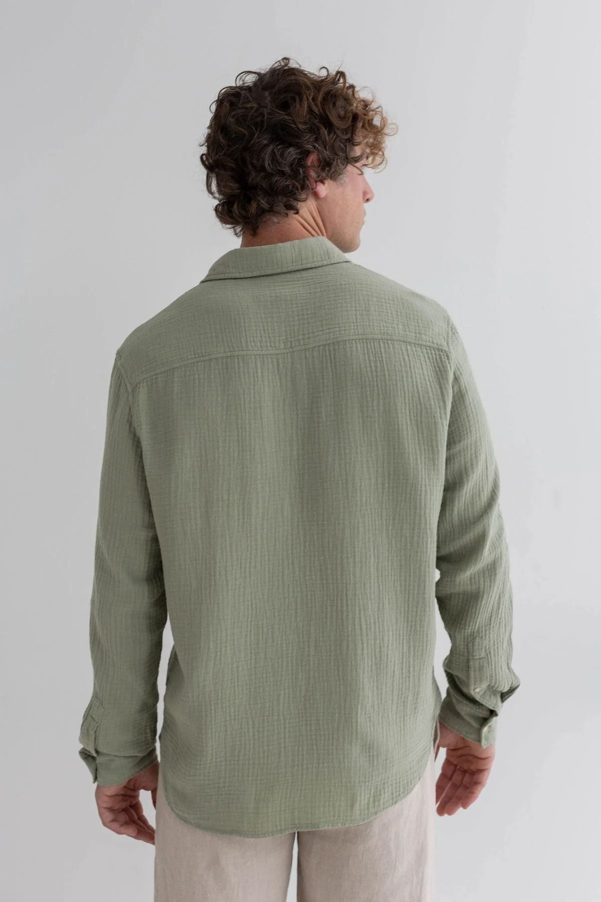 Hemd aus Bio-Baumwoll-Musselin | hellgrün "Unyee - light green", Twothirds, Foto 4