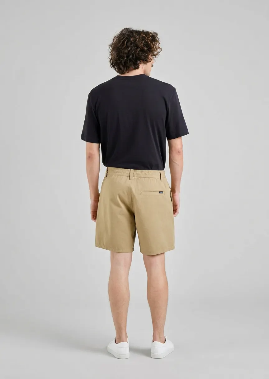 Short en coton bio | beige "olmen - kelp", Dedicated, photo 4