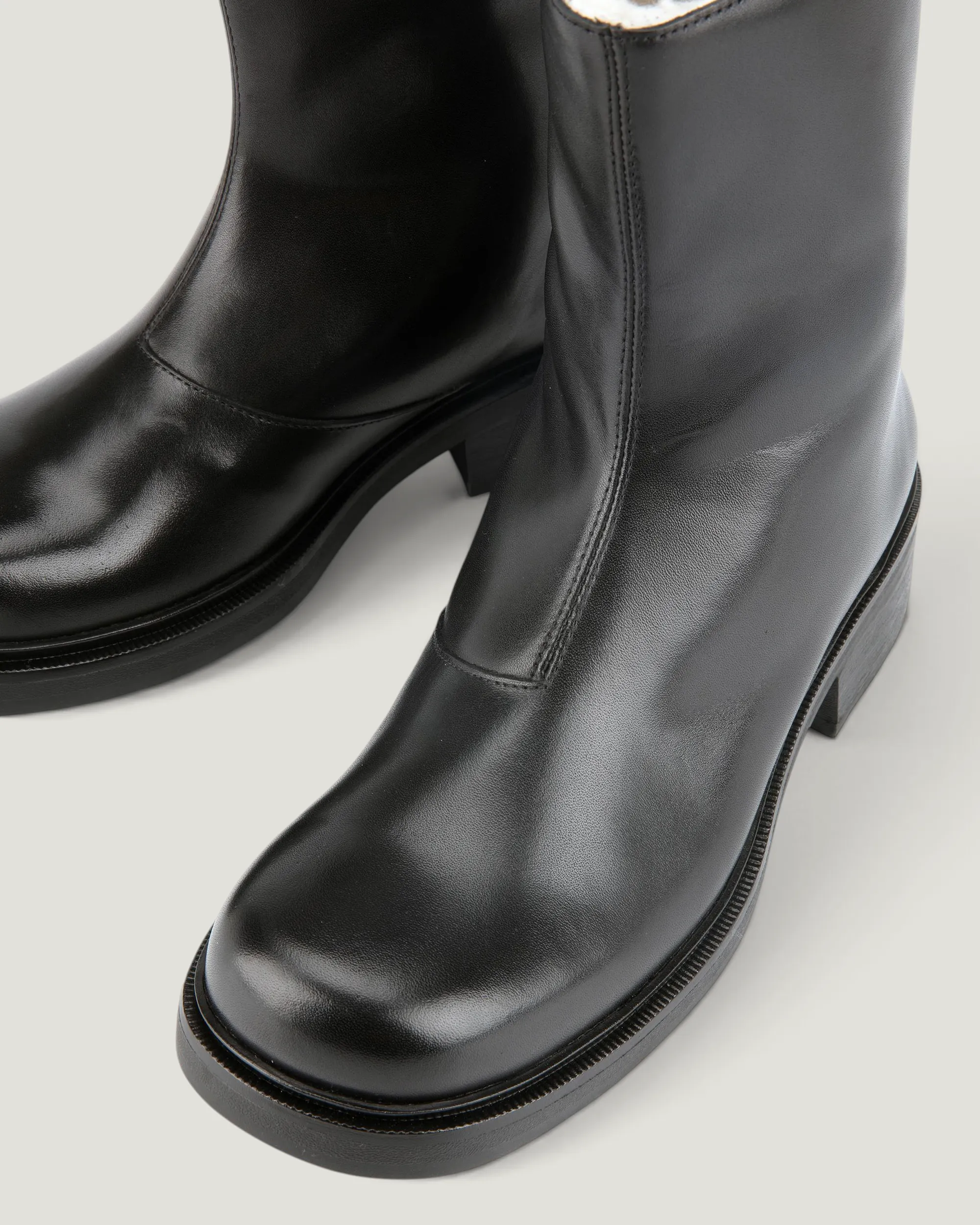 Bottines en cuir doublées | noir "Karlie", Vagabond, photo 3