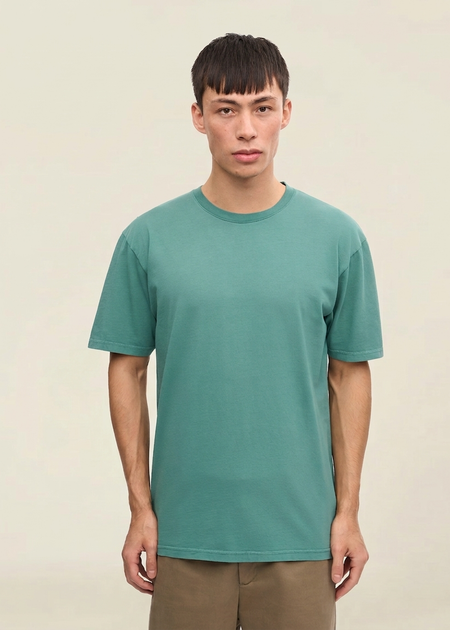T-shirt manches courtes en coton bio | vert "pine green"