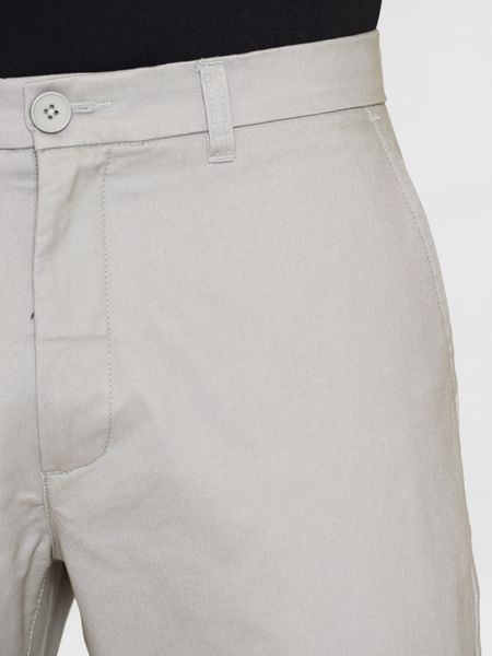 Chino en sergé de coton bio | gris "chuck regular chino twill alloy", Knowledge Cotton Apparel, photo 2