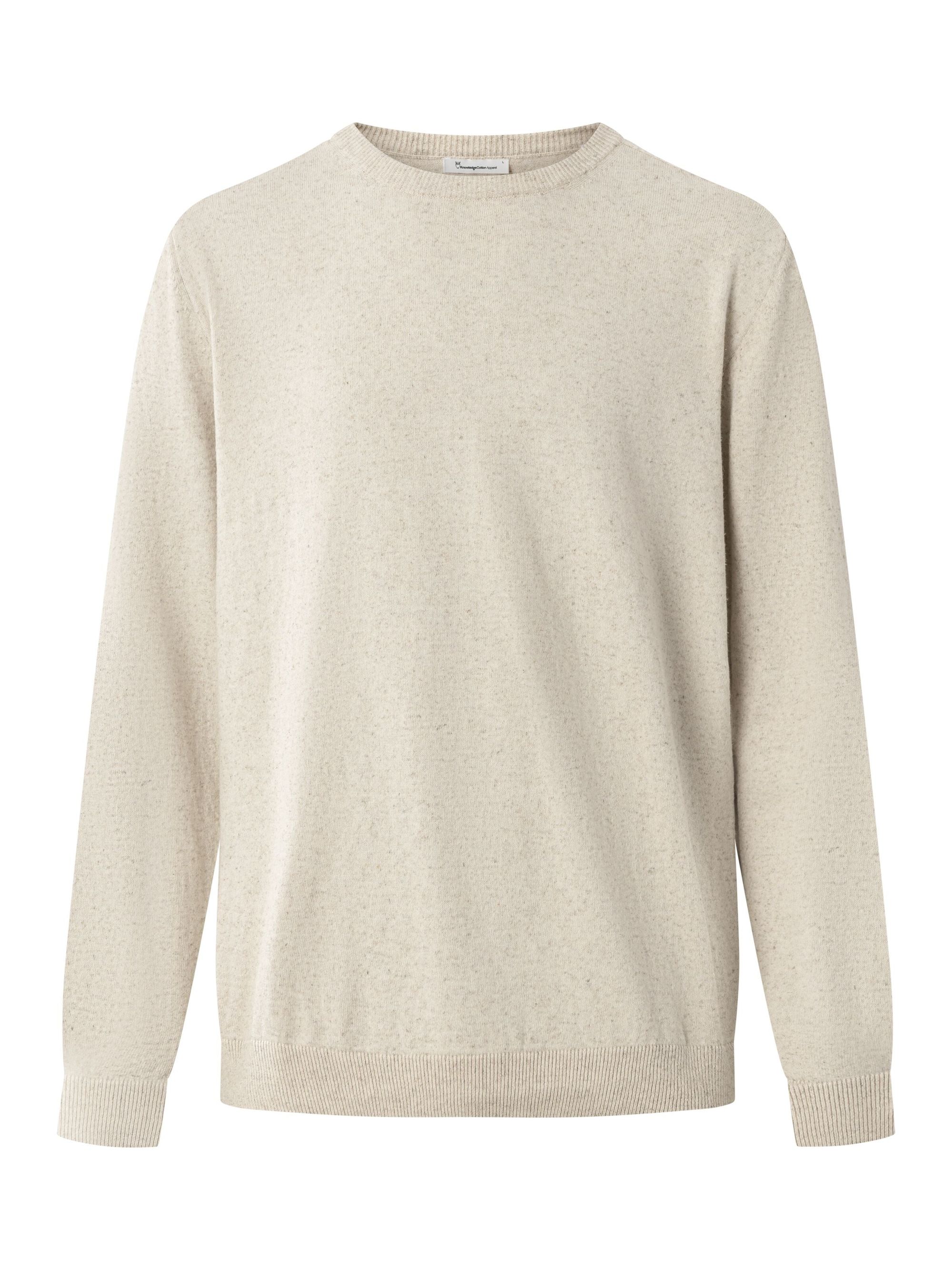 Pull en chanvre et coton bio | beige "cotton hemp knit light feather gray", Knowledge Cotton Apparel, photo 6