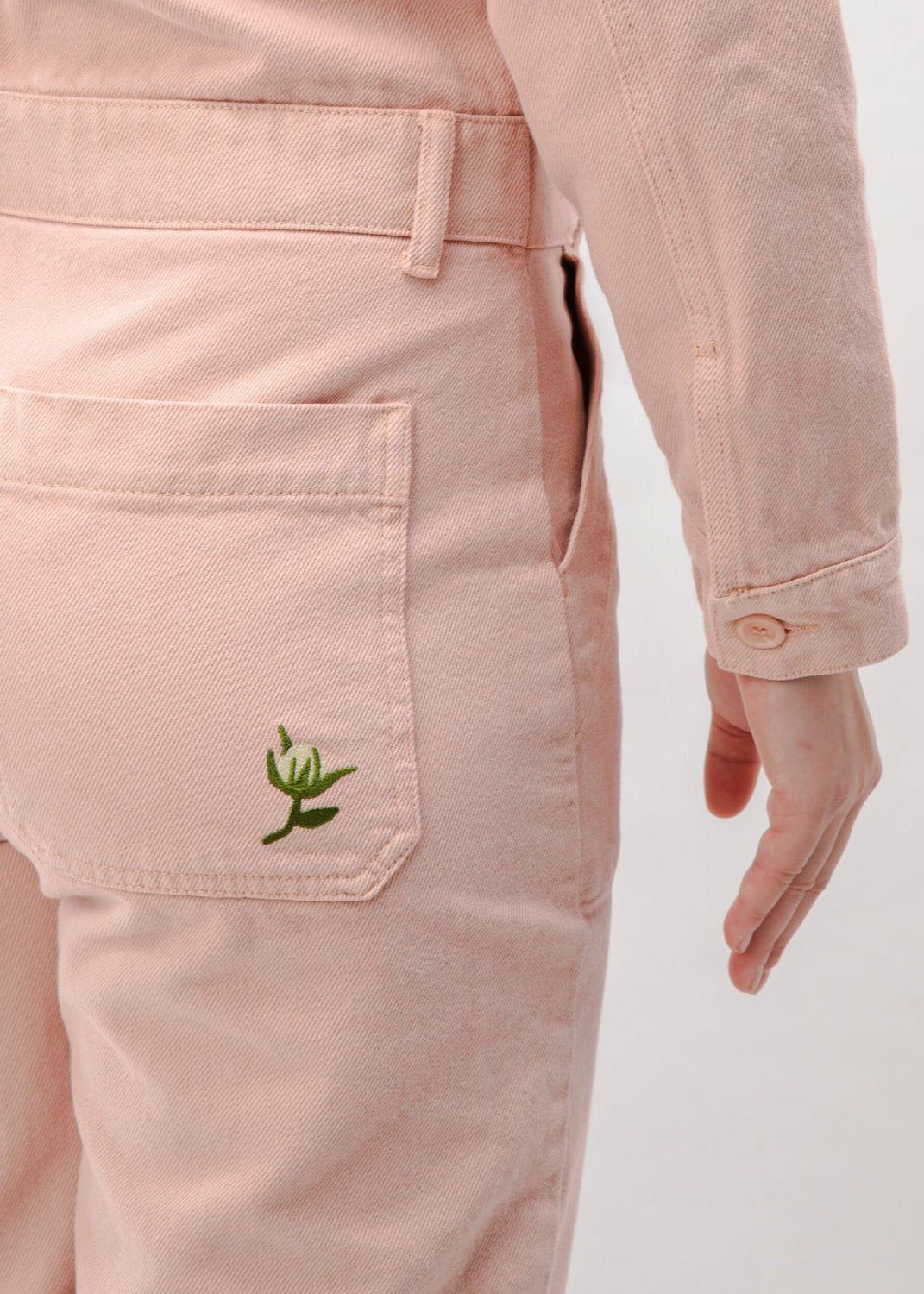 Overall aus Bio-Baumwolle | Rosa "cotton twill boiler suit rose - rose", Brava Fabrics, Foto 6