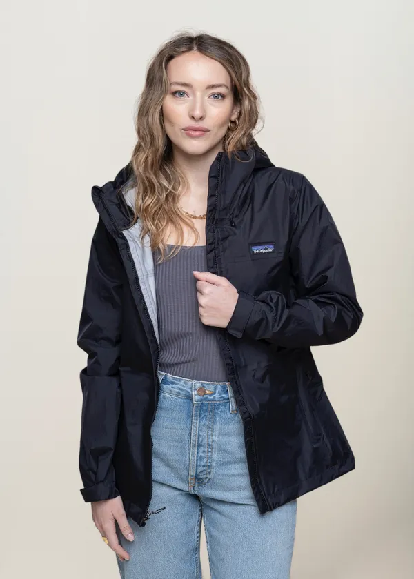Veste imperméable en nylon recyclé | noir "torrentshell 3l jkt black", Patagonia