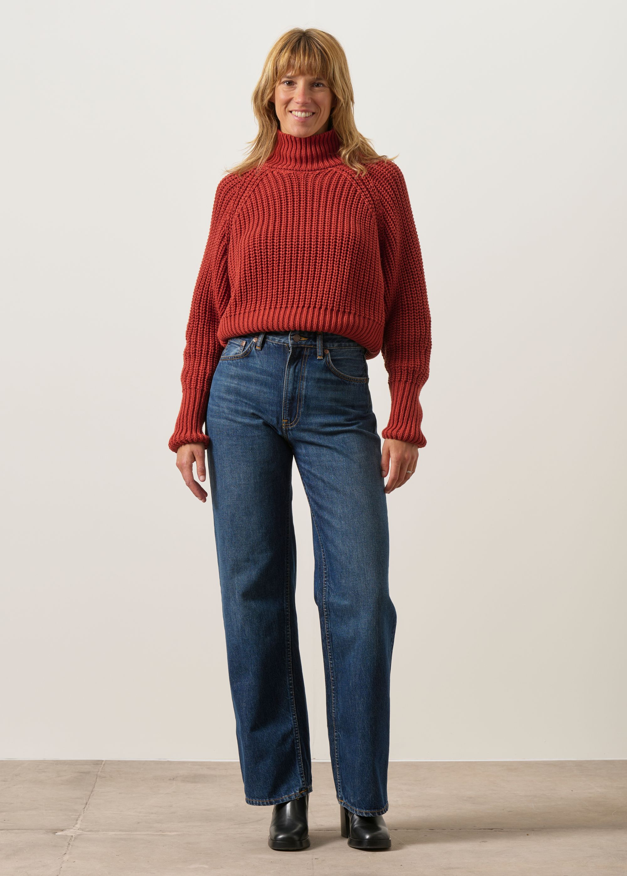 Jean droit large en coton bio | bleu "Clean eileen midnight rain", Nudie Jeans, photo 5