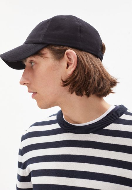 Casquette noire en coton bio - yaanis black, Armedangels, photo 3