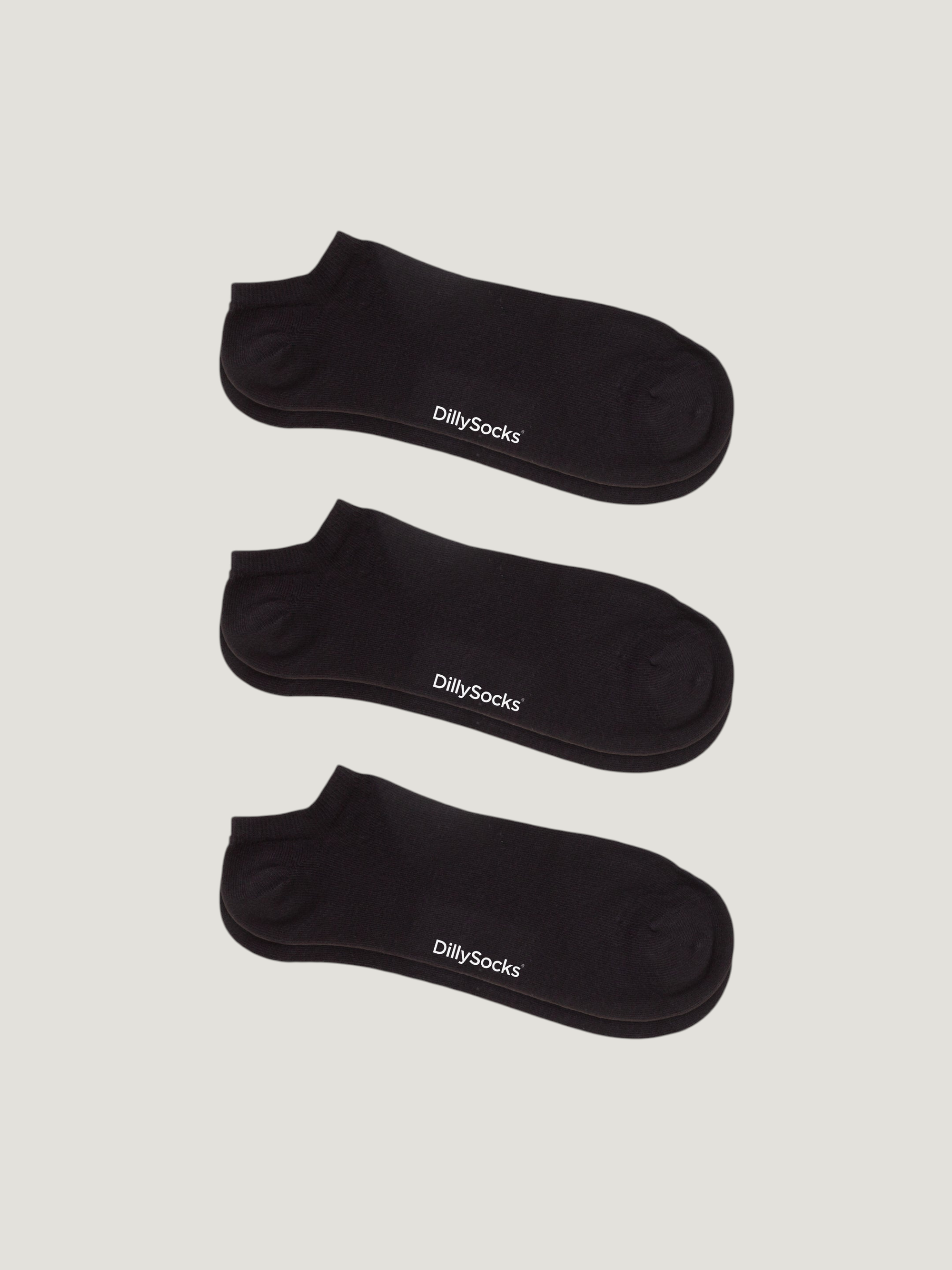 Kurze Socken aus Bio-Baumwolle | schwarz "short night black", Dilly socks, Foto 1