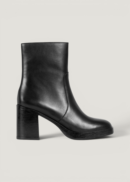 Bottines à plateforme à talon en cuir, Jules & Jenn