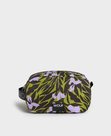 Trousse de toilette à motifs en recyclé | "adri toiletry bag"