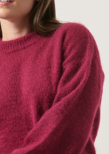 Pull en mohair certifié | aubergine "sérena", WeDressFair, photo 2