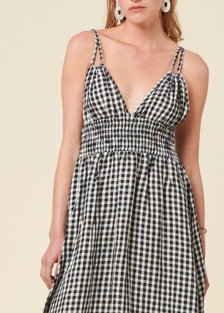 Kleid ada Leinen Vichy-Karo, Bonjour Demain, Foto 2