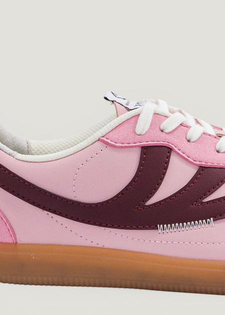 Vegane Sneaker | Rosa "flow - pink & wine - corn", Moea, Foto 3