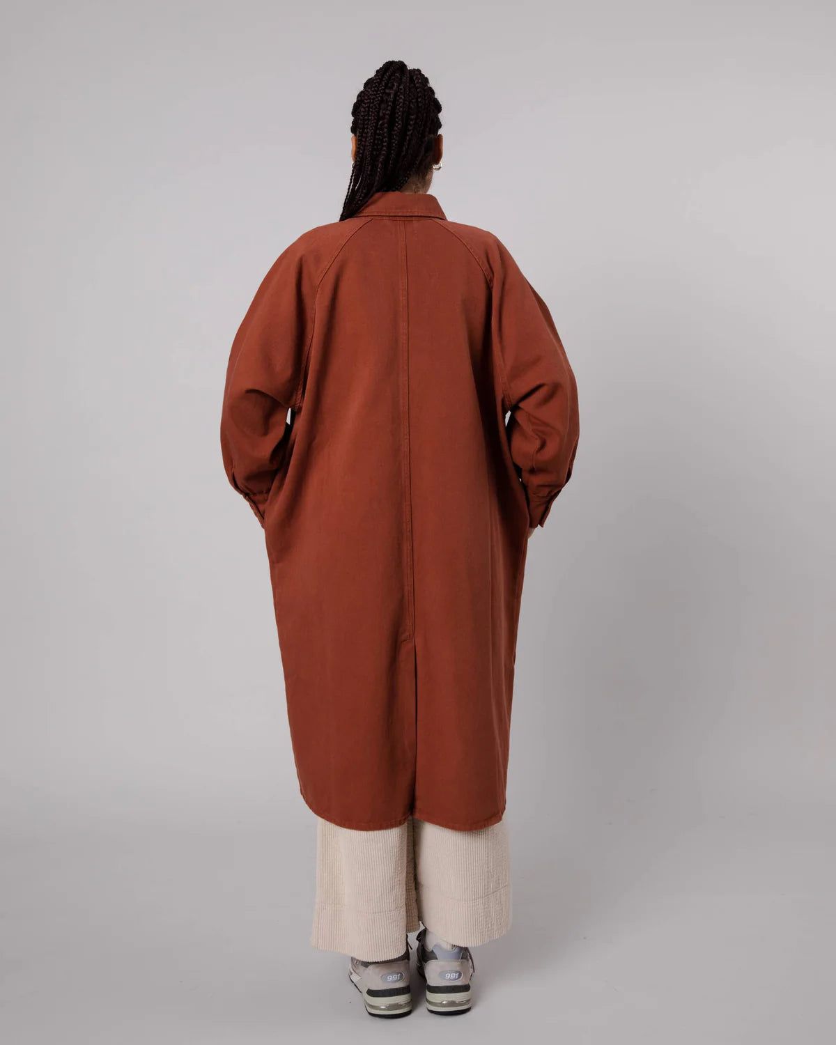 Twill-Trenchcoat aus Bio-Baumwolle | Braun "twill jacket sequoia", Brava Fabrics, Foto 5
