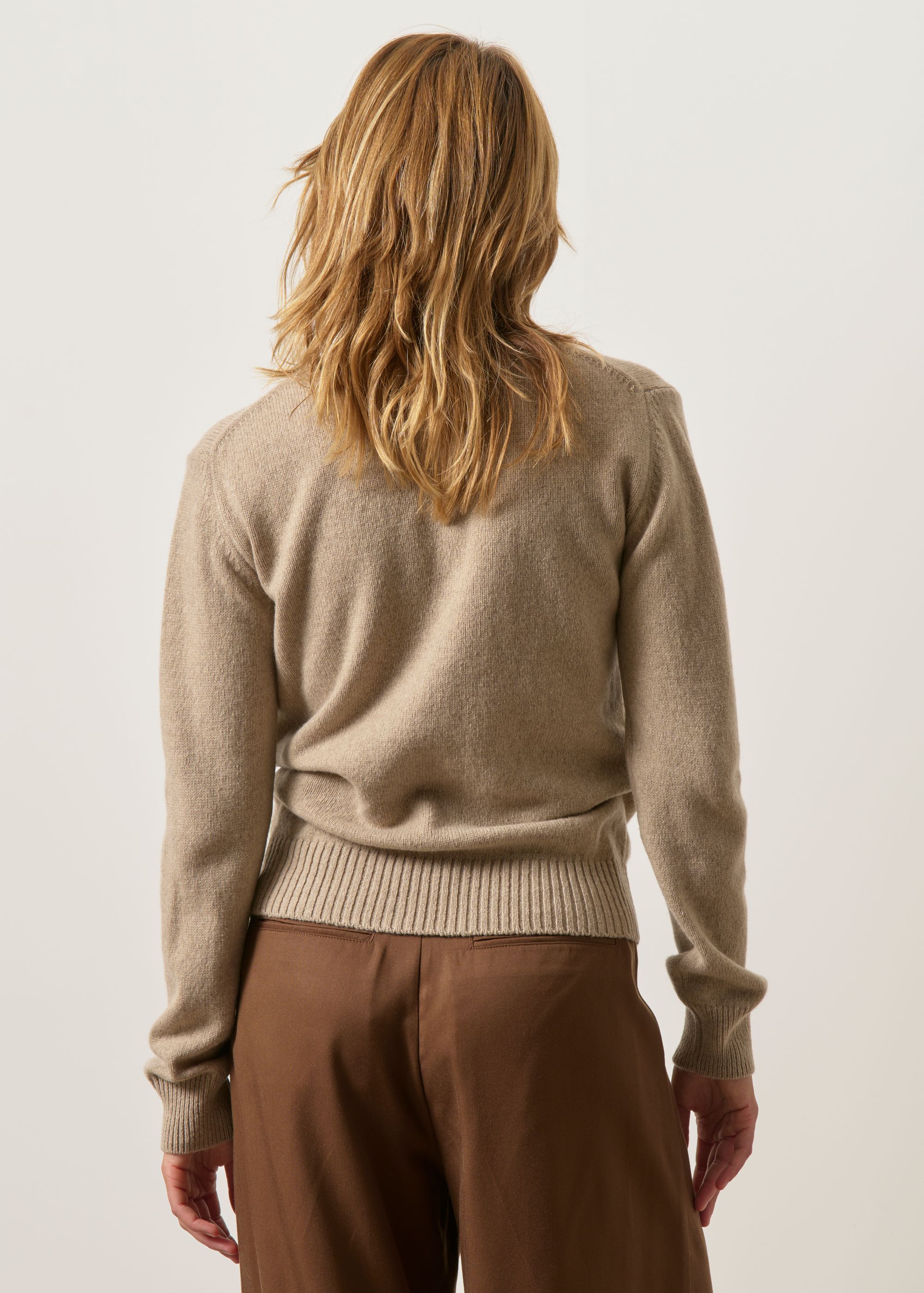 Pullover aus recyceltem Kaschmir | Beige "ada - beige sabbia", Rifò, Foto 4