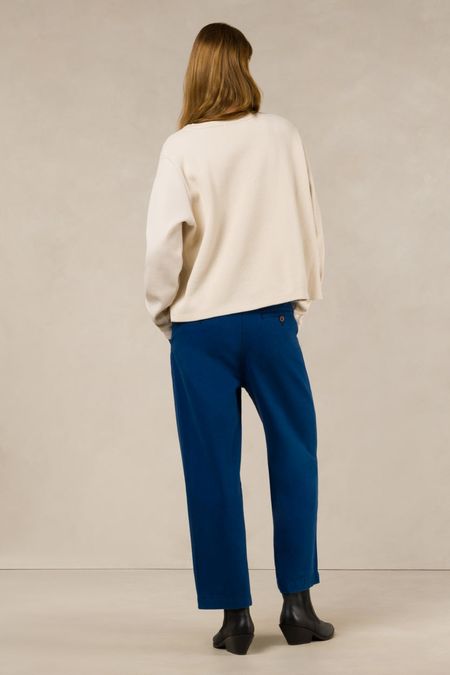 Leichter Pullover aus recyceltem Material | Ungefärbt "jessamine non-dyed", Kings of Indigo, Foto 4