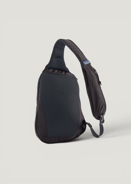 Sac bandoulière en nylon recyclé | noir "atom sling 8l - black" - Patagonia