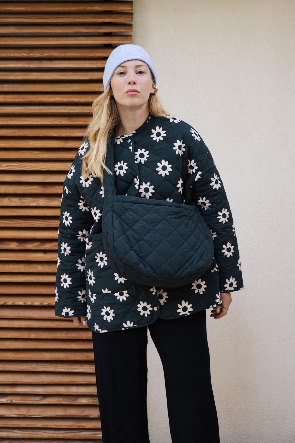 Sac matelassé - noir - noir, We Are Jolies, photo 4