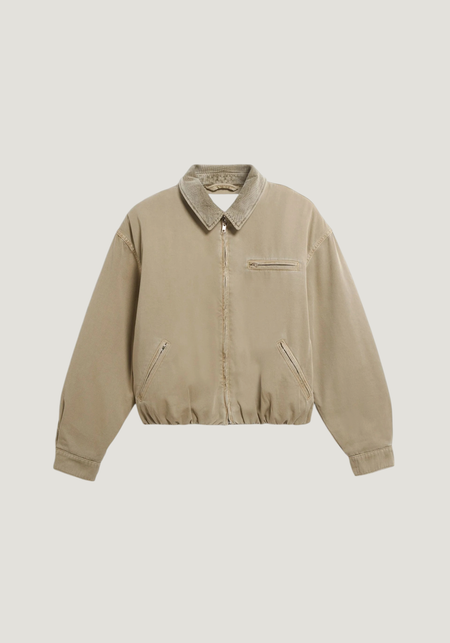 Veste en coton bio | vert "Padded cotton iconic å jacket - light sage", Armedangels, photo 5