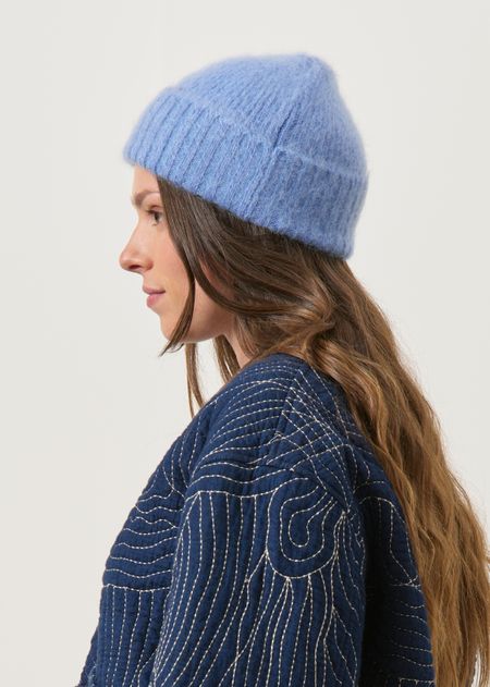Bonnet en mohair certifié | bleu ciel "nina", WeDressFair, photo 4