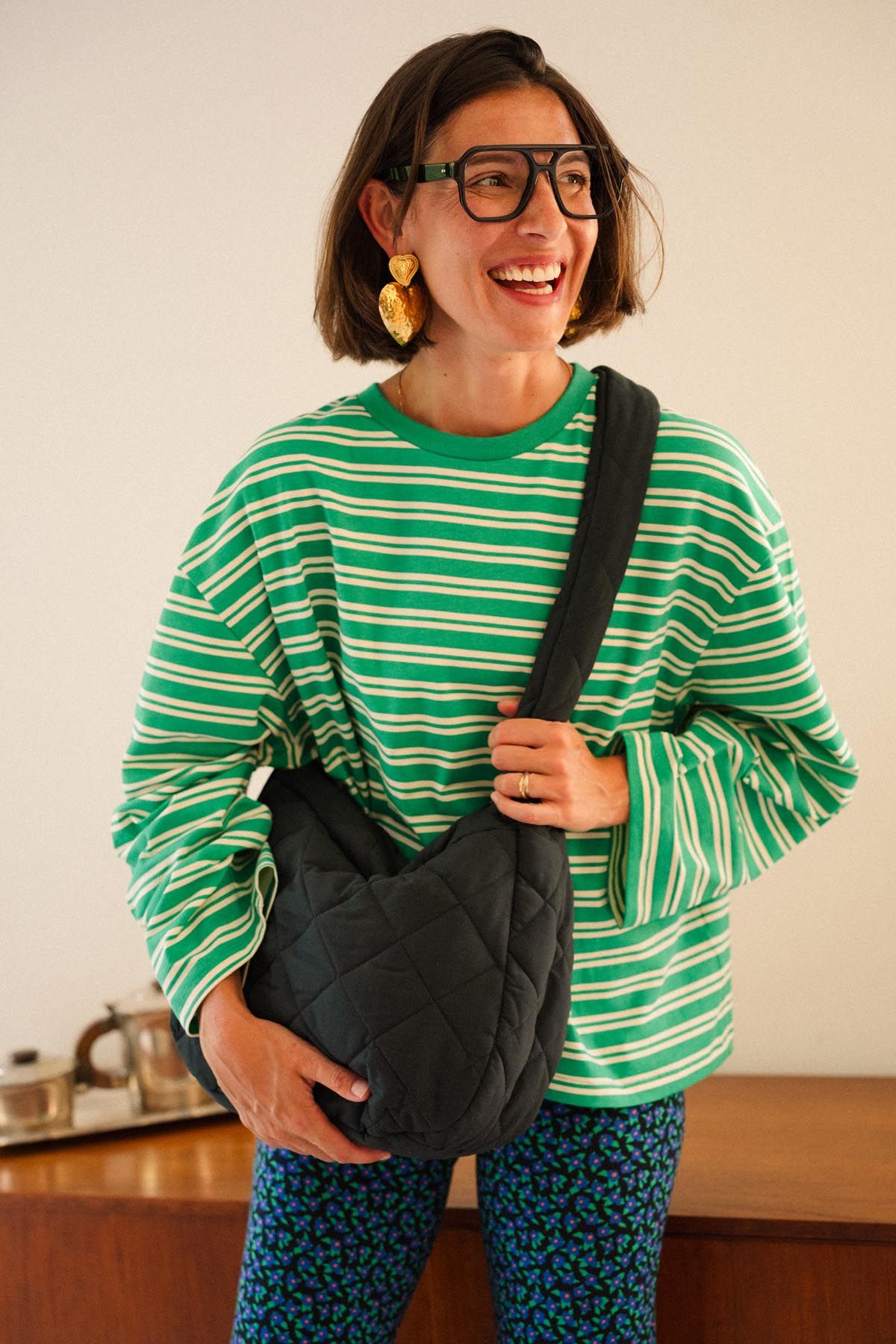 Sac matelassé - noir - noir, We Are Jolies, photo 3
