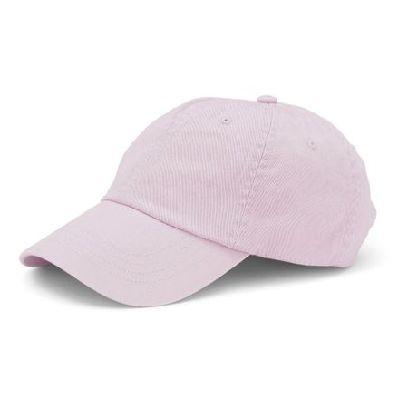 Casquette rose en coton bio - cap faded pink