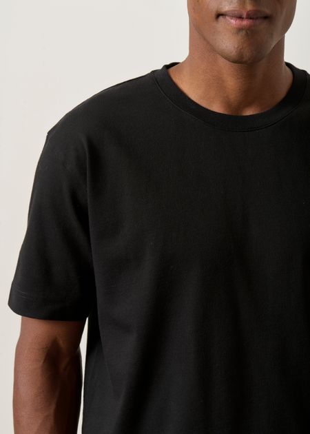 T-shirt oversize en coton bio | noir - WeDressFair