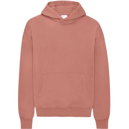 Sweat à capuche oversize en coton bio | rose "rosewood mist"